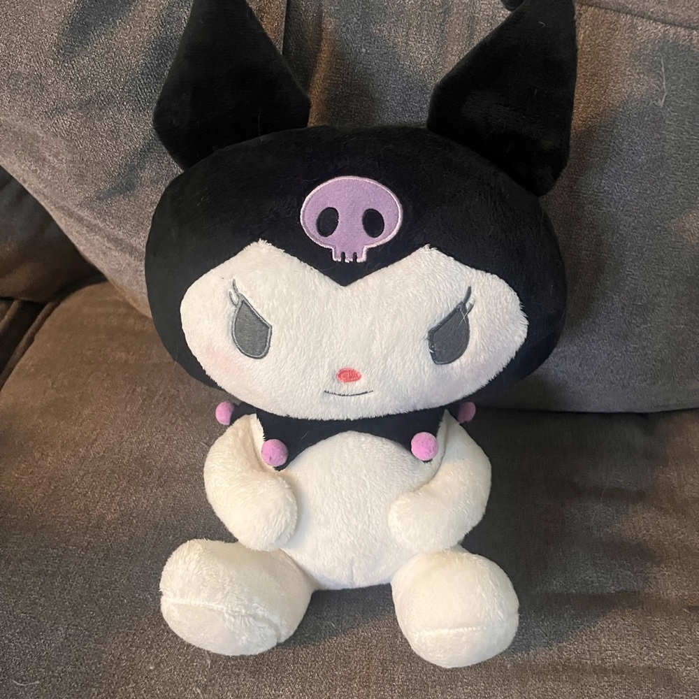 Cute Black and White Plush Toy